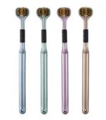 Three-Sided Soft Hair Toothbrush (Random Color)
