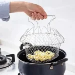Stainless Steel Multi-Functional Foldable Cooking Chef Basket
