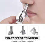Mini Portable Stainless Steel Nose Hair Trimmer - Image 4