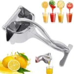 Stainless Steel Lemon Orange Clip Handheld Fruit Juicer - Image 4