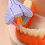 Three-Sided Soft Hair Toothbrush (Random Color) - Image 3