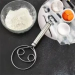 Manual Non Stick Steel Flour Cream Mixer Beater - Image 3