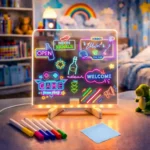 LED Light-Up Writing Board With 7 Marker - Image 2