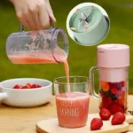 Professional Mini Juicer with Built-In Straw