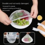 Disposable Flexible Transparent Plastic Food Covering Wraps - Image 3
