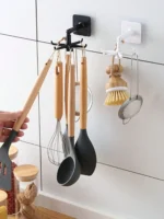 Kitchen Tools Spoon Holder Stand 360 Degrees Rotated - Image 4