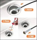 Stainless Steel Hair Catching Drain Cleaning Wire - Image 3