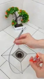 Stainless Steel Hair Catching Drain Cleaning Wire - Image 6