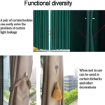 Curtains Button Magnet Curtain Pins Gap Resistant - Image 4