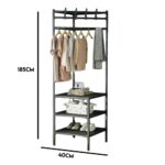 Multifunctional Corner Coat Rack - Image 5