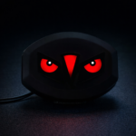 Premium Devil Eye Bike Backlight Flash for 125cc Motorcycles (Random Color)